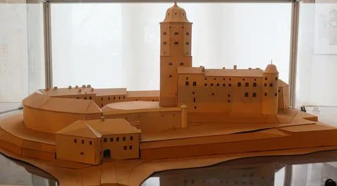 Model of the Castle Stock Photos
