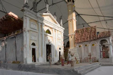Model of a church Stock Photos