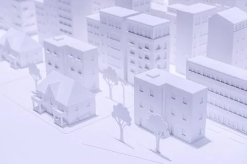 Model city Stock Photos