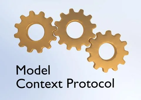 Model Context Protocol concept 스톡 일러스트