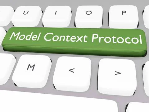 Model Context Protocol concept Stock Illustration