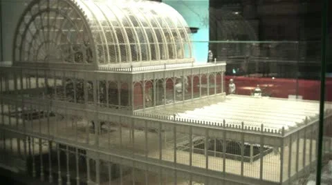 Model of the crystal palace Video stock 11485651