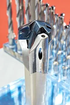 Model of cutting attachment for drill milling cutter Stock Photos