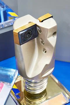 Model of cutting attachment for drill milling cutter Stock Photos