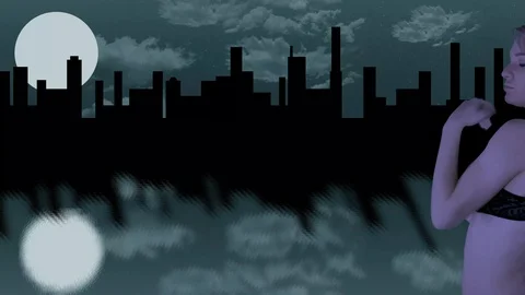 Model Dancer Stock Footage 128311986