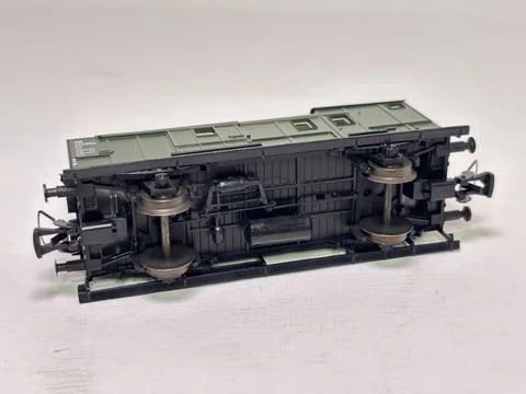 Model of DB Type Pwg baggage wagon by Sachsenmodelle Foto stock