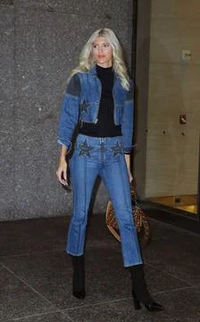  Model Devon Windsor attends fittings for the 2018 Victoria s Secret Fashi... Stock Photos