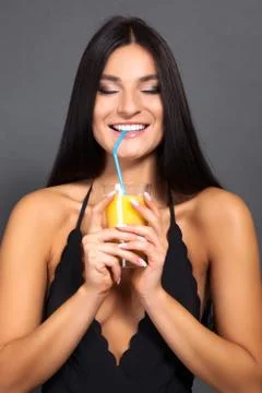 Model on Diet Stock Photos