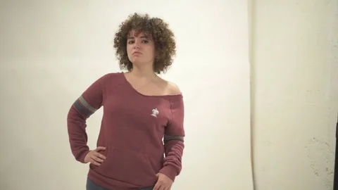 Model during a photoshoot 库存影片 83927635