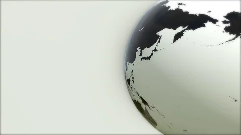 A model of the Earth. 3D Earth Video stock 73397095