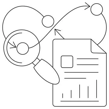 Model Evaluation icon Stock Illustration