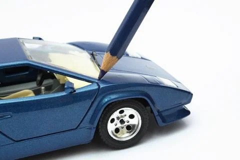 Model of an expensive car Stock Photos