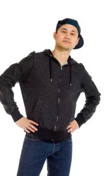 Model expressing positivity Stock Photos