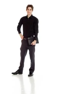 Model expressing positivity Stock Photos