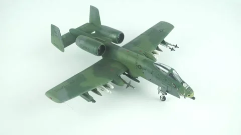 Model Of The Fairchild Republic A-10 Thunderbolt II Attack Aircraft With Wea Видео 314599146