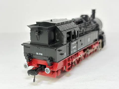 Model of German steam tank engine locomotive Photos