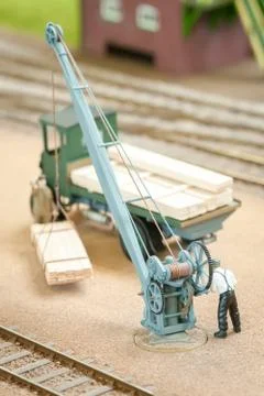 Model hoist Stock Photos