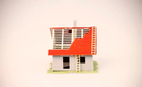 Model house concept Stock Photos