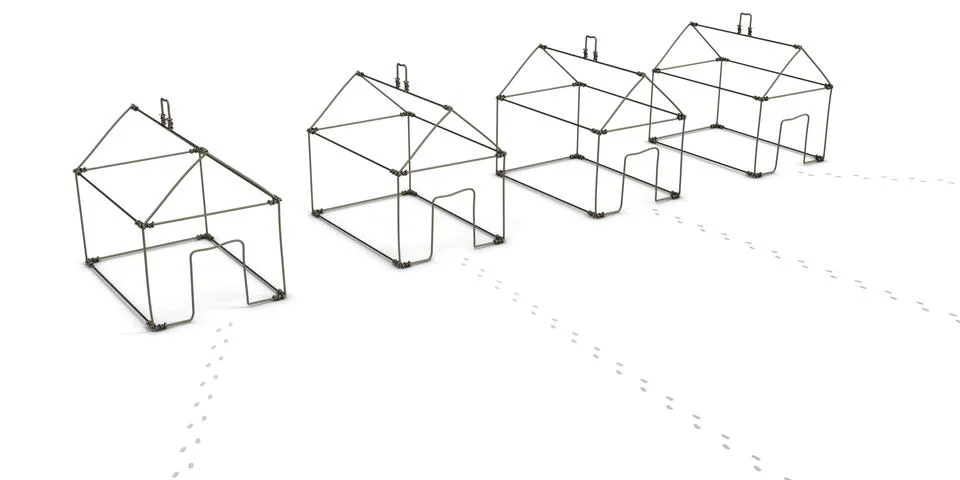 Model house Stock Photos