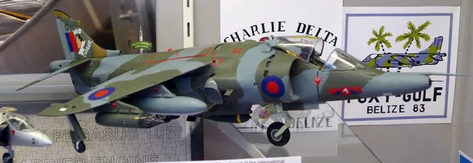  Model of the HS Harrier GR3 which was in operation until 1993. Dated 20th... 스톡 사진