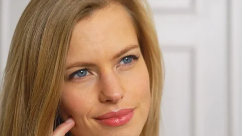 Model imagining pose Stock Footage 103628707