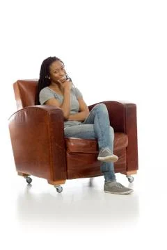 Model isolated confident Stock Photos