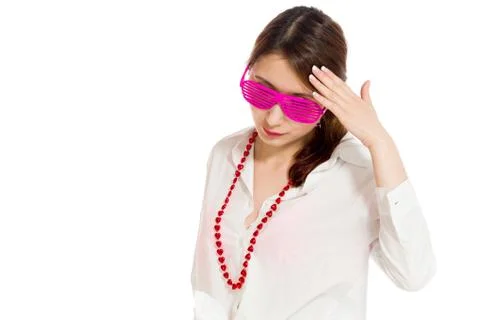 Model isolated with headache Stock Photos