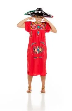 Model isolated with headache Stock Photos