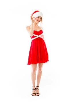 Model isolated on plain background hand gesture ok sign Stock Photos