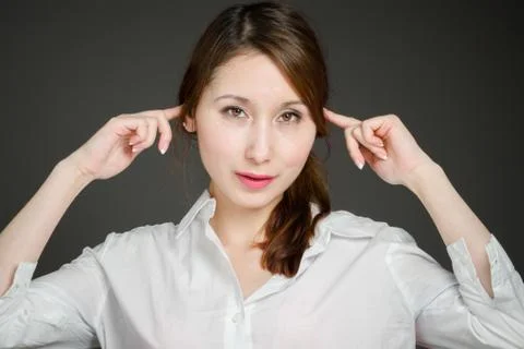 Model isolated plugin hears Stock Photos