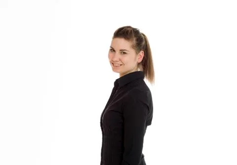 Model isolated turning Stock Photos