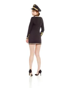 Model isolated turning Stock Photos