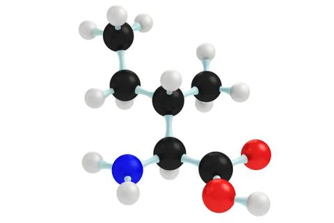 Model of isoleucine Stock Illustration
