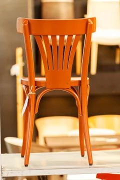 Model of kitchen chair Stock Photos