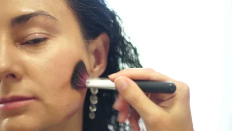 The model looks into the camera Stock Footage 98482111