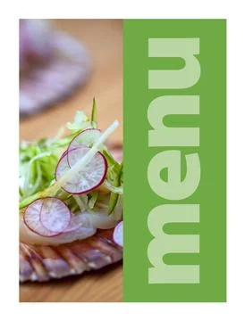 Model for a menu Stock Photos