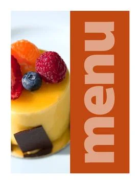 Model for a menu Stock Photos