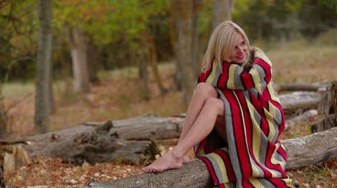 Model In Nature Stock-Footage 22440532