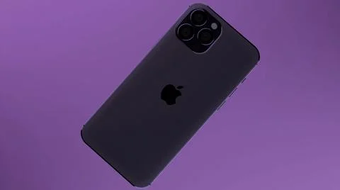 Model of new smartphone on isolated background. Design. 3D model of new Stock Illustration
