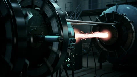 Model of a nuclear power station 库存影片 233523077