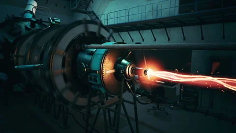 Model of a nuclear power station 库存影片 247139526