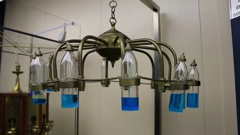 Model of an old measuring mechanism Stock Footage 83601439