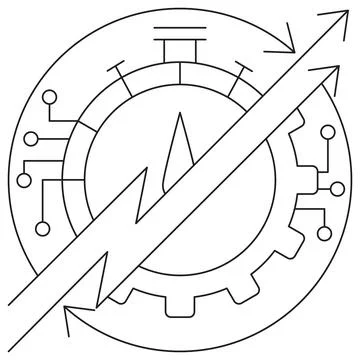 Model Optimization icon Stock Illustration