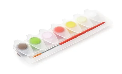 Model paint set Stock Photos