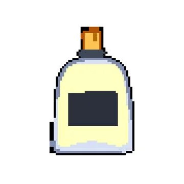 Model perfume for men pixel art vector illustration Stock-Illustration