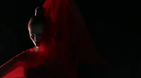 Model at a photo shoot Stock Footage 21865292