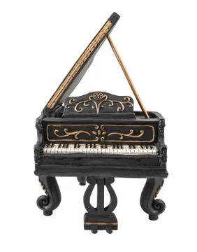 Model of piano Stock Photos