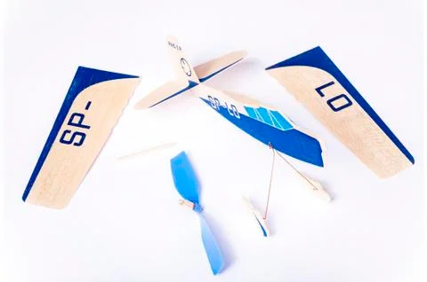 Model plane in assembly Stock Photos