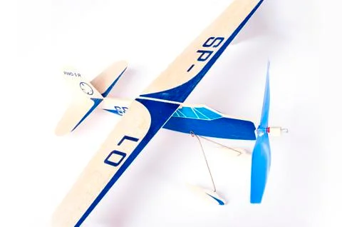 Model plane in assembly Stock Photos