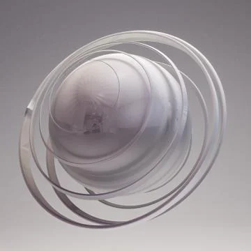 Model planet. 3d illustration, 3d rendering. Иллюстрация